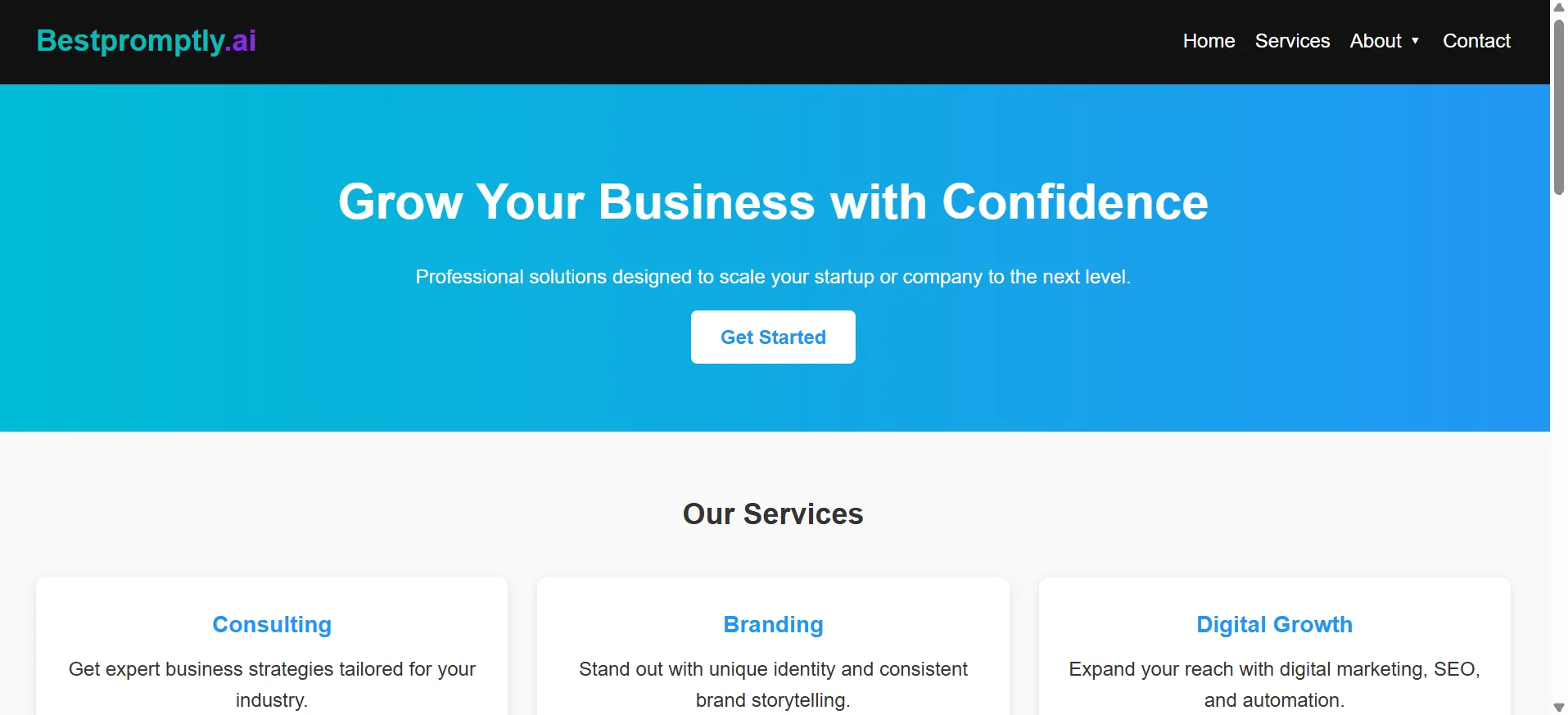 Business template preview image