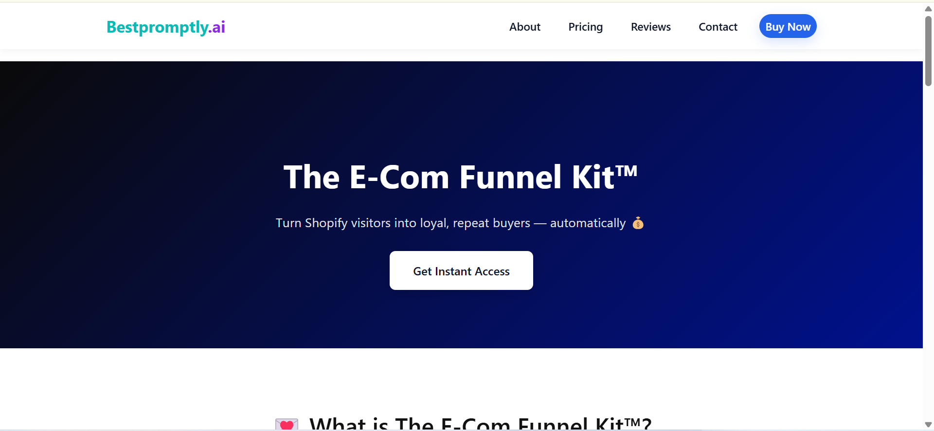 E-Com Funnel Basic Kit — Shopify Email Template Pack